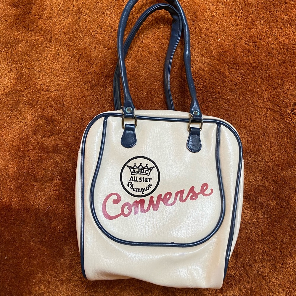 Retro converse bowling style bag